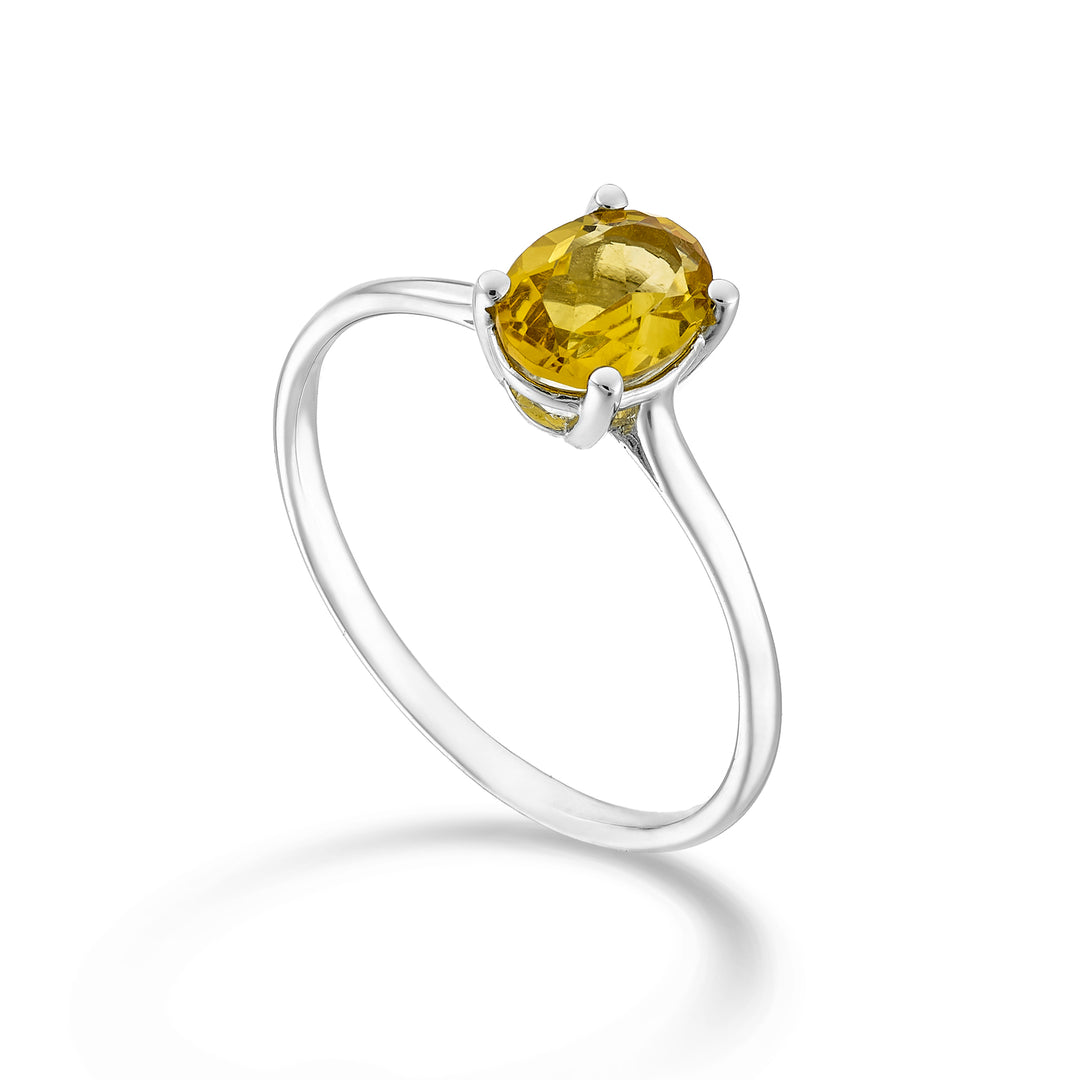 Nihama an 18k oval citrine 7x5 ct.0,60 NA5171O4CITR