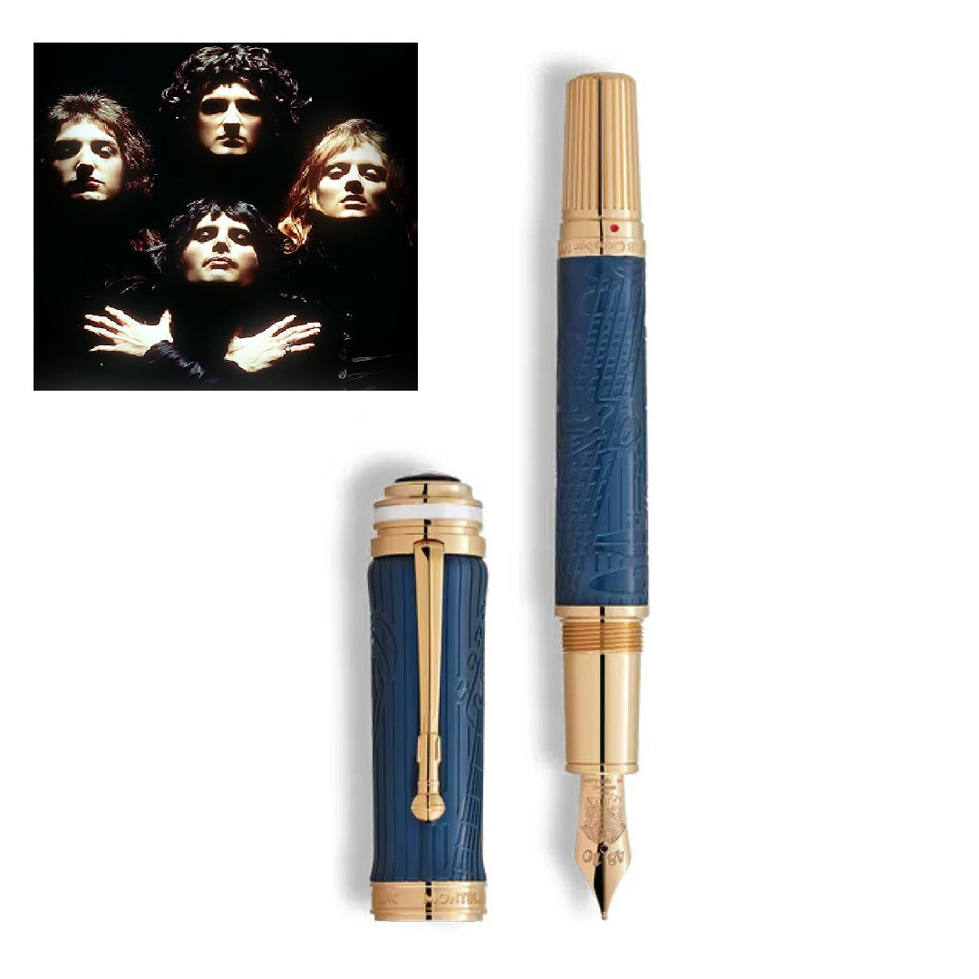 Montblanc fountain pen Great Characters Homage to Queen Special Edition tip M 131977