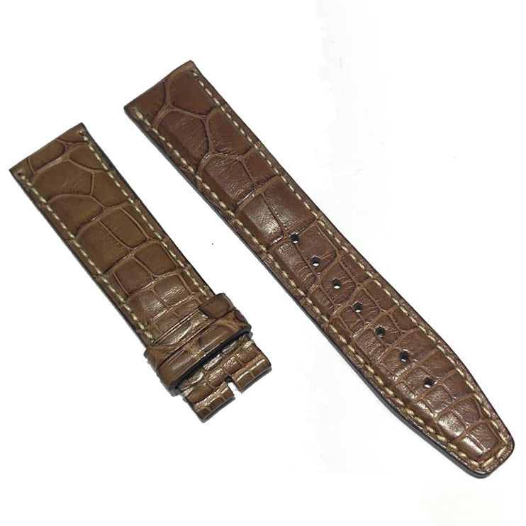 IWC Spezzoni Standard Breaky Mopian Brown Alligator 20/18 עבור Ardiglione IWA11536 אבזם