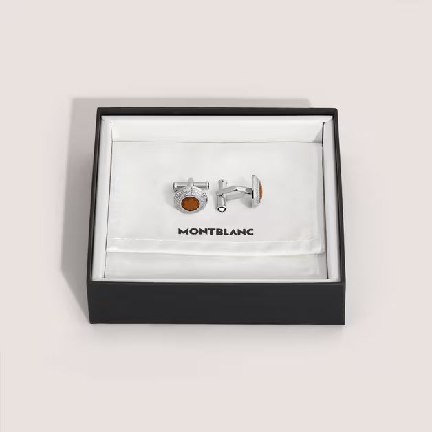 Montblanc cufflinks Writers Edition Homage to Bram Stoker steel 135974