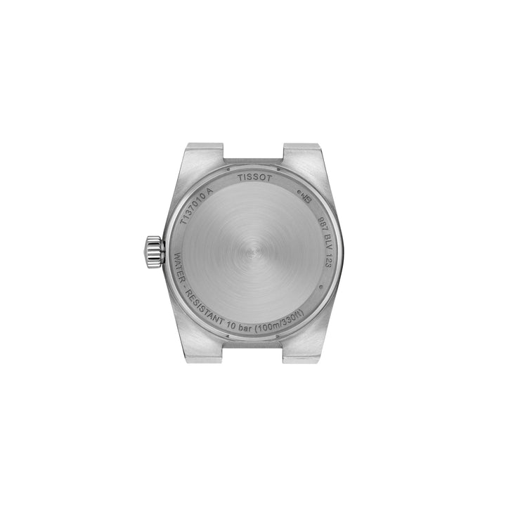 Tissot watch prx 25mm black diamonds quartz steel t137.010.11.056.00