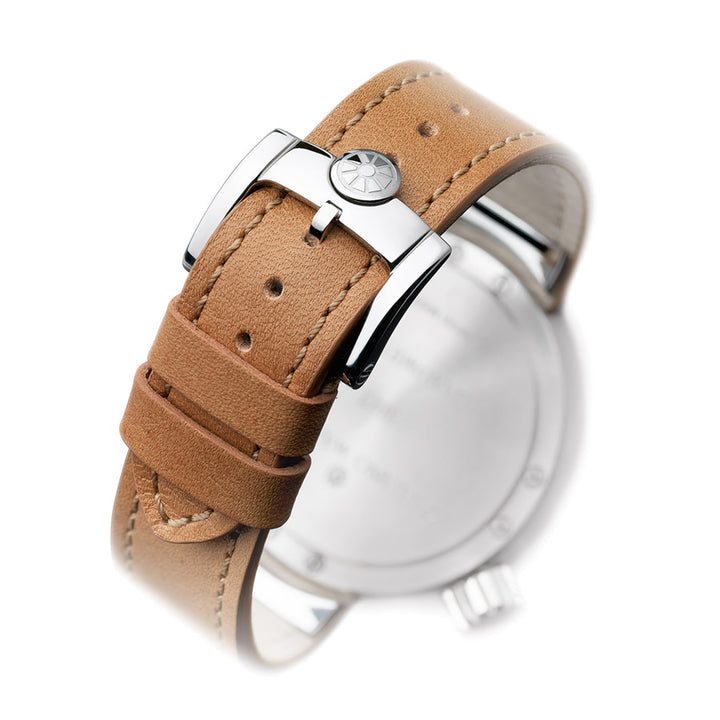 Giuliano Mazzuoli Manometer watch 45mm white automatic steel MRP05N