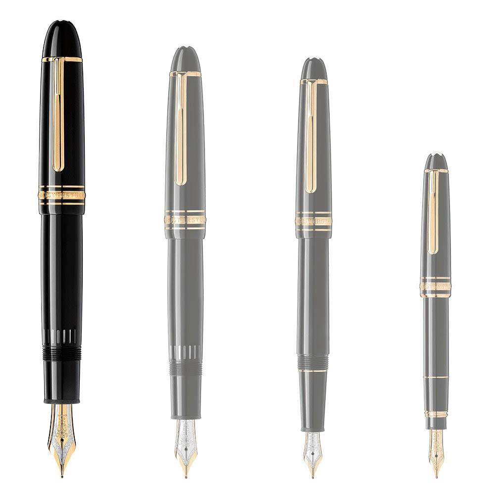 Montblanc fountain pen Meisterstück 149 gold finish tip M 115384 new reference 132113
