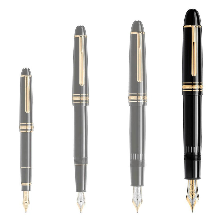 Montblanc fountain pen Meisterstück 149 gold finish tip M 115384 new reference 132113