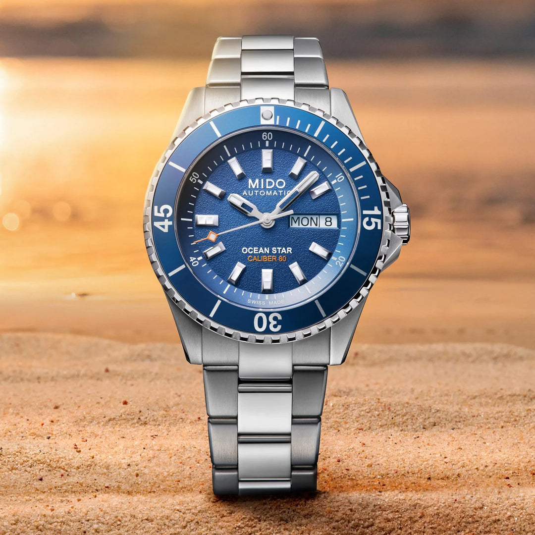 Mido watch Ocean Star 200 41mm blue automatic steel M026.930.11.041.00