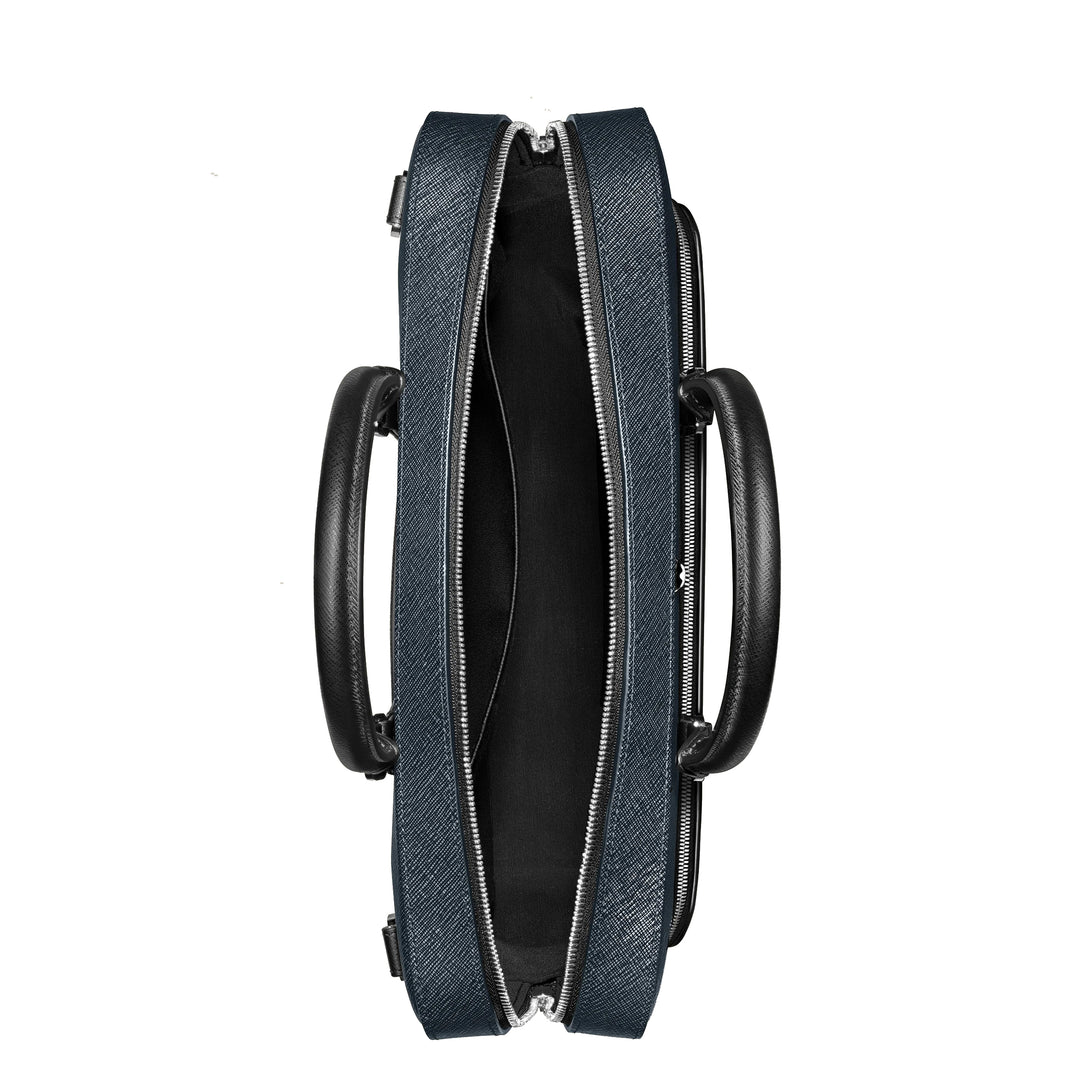 Montblanc Blue Sartorial Media Tweed Blue 220332 תיק