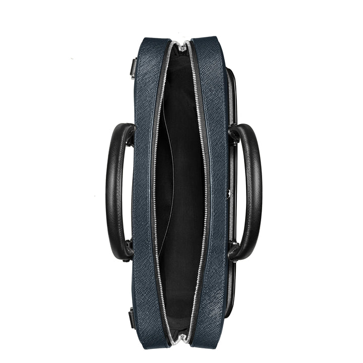 Montblanc Blue Sartorial Media Tweed Blue 220332 תיק