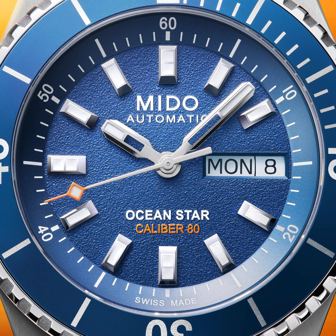Mido watch Ocean Star 200 41mm blue automatic steel M026.930.11.041.00