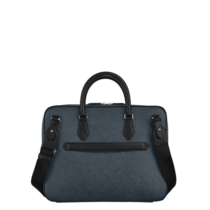 Montblanc Blue Sartorial Media Tweed Blue 220332 תיק