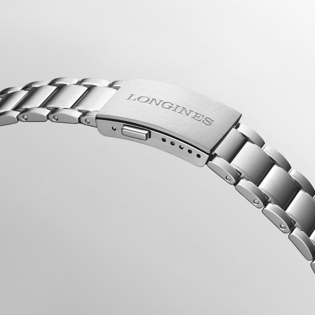 Longines Watch Spirit Time Zulu 1925 39 מ"מ פלדת זהב אוטומטית שחורה L3.803.5.53.6