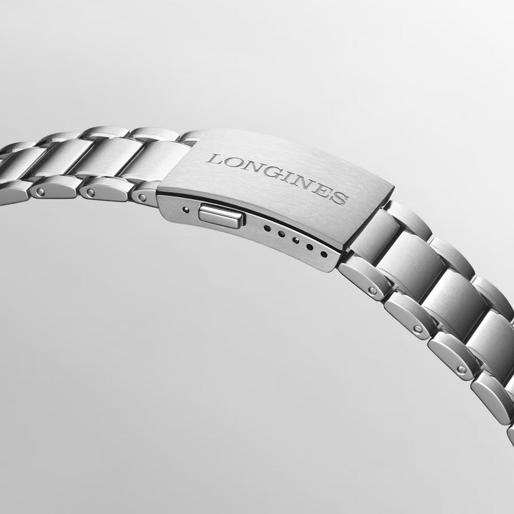 Longines Watch Spirit Time Zulu 1925 39 מ"מ פלדת זהב אוטומטית שחורה L3.803.5.53.6