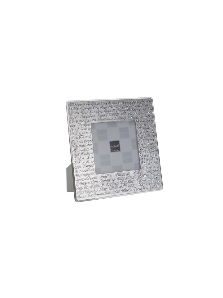 מסגרת זכוכית Argenesi City Int.10x10 ס"מ EST.18X18 ס"מ זכוכית כסף 0.010821