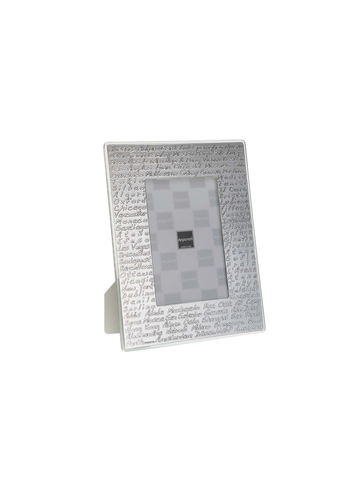 מסגרת זכוכית Argenesi City Int.10x15 ס"מ EST.18x23 ס"מ זכוכית כסף 0.010822