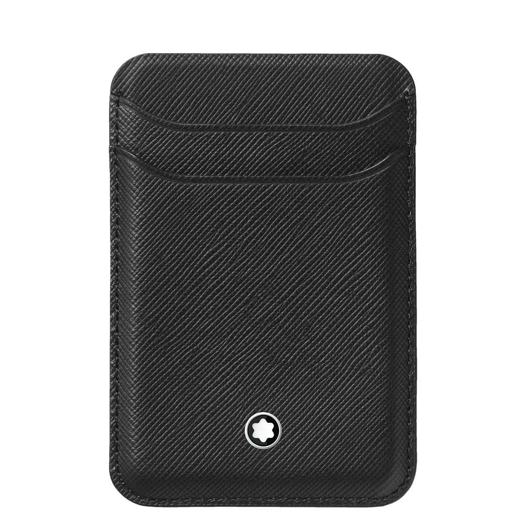 Montblanc תאי Carecarte 2 לאייפון עם Apple Magsafe Sartorial Black 129226