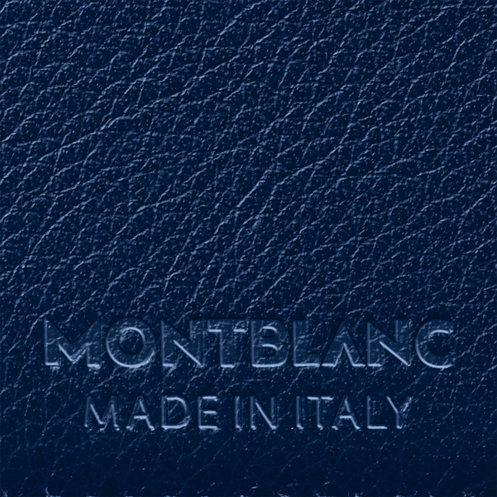 Montblanc פורטפוליו 6 Meisterstück בחירת דירקטורים כחולים רכים 130059