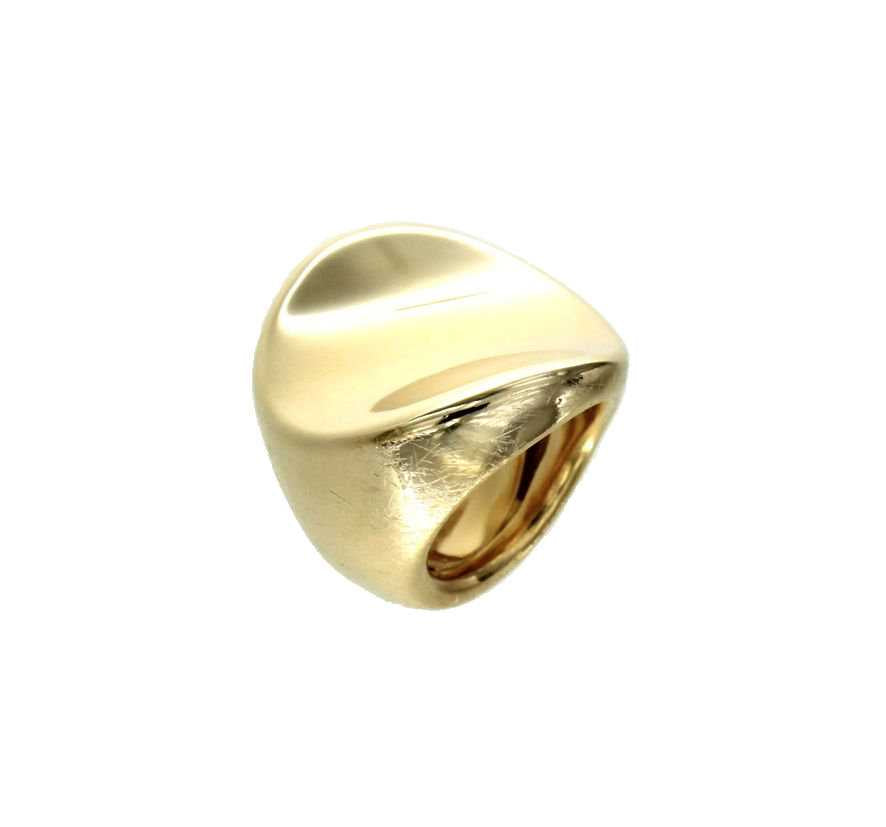 טבעת אורבנית טבעת עירונית של פיטי וסיסי 925 PVD גימור זהב צהוב 8141 גרם