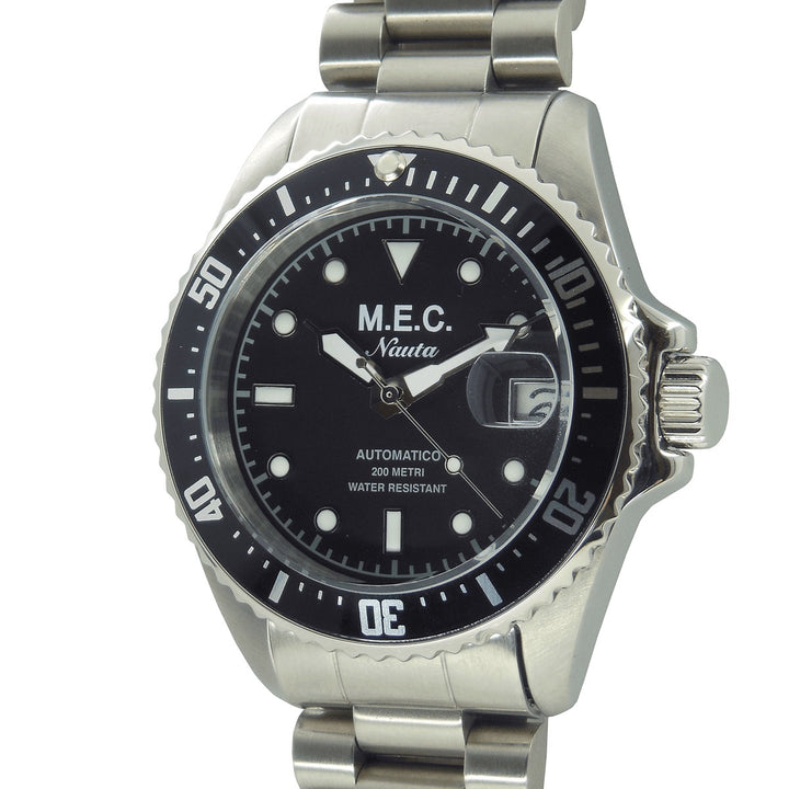 M.E.C. Nauta BK 40 מ"מ שעון אוטומטית פלדה שחורה Nauta BK (24)