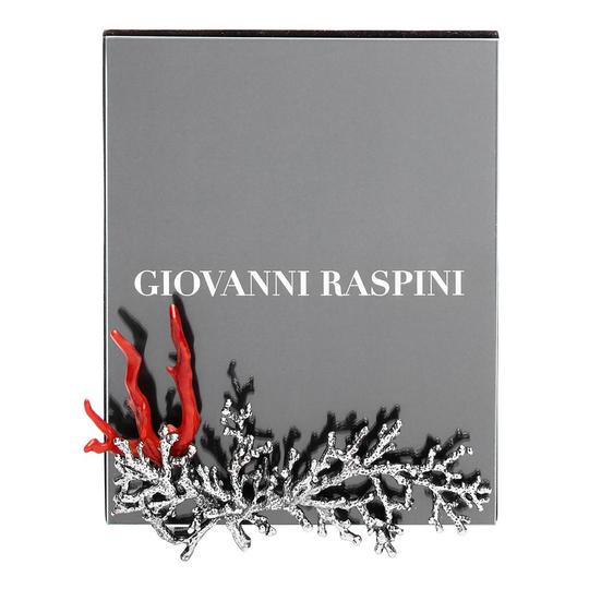 Giovanni Raspini מסגרת אלמוגים זכוכית קטנה 12x15 ס"מ ברונזה B684