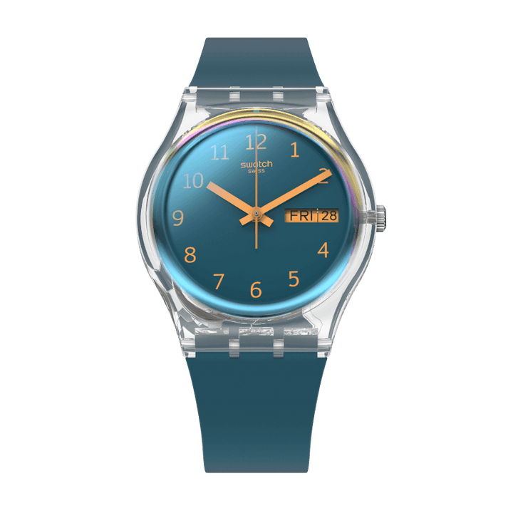 Swatch Blue Away מקוריים ג'נט 34 מ"מ GE721 שעון