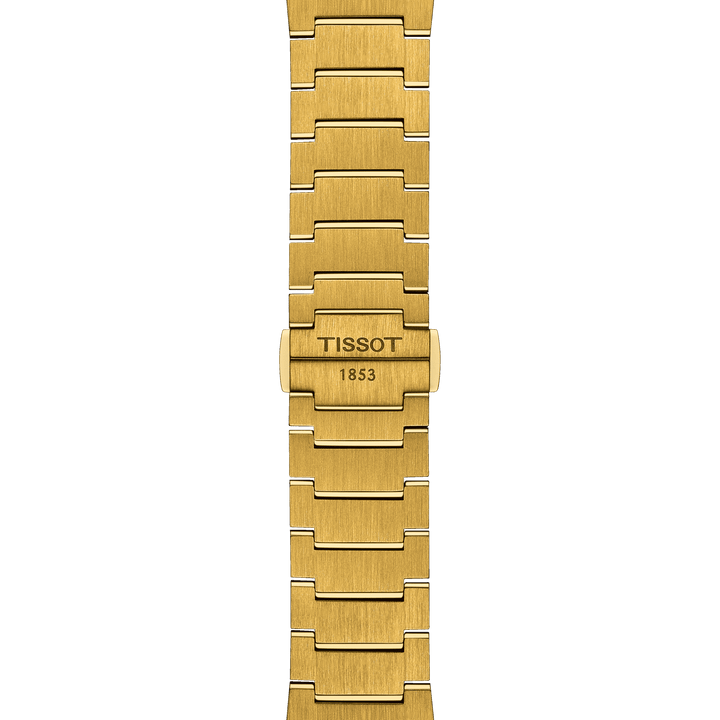 שעון טיסו PRX 39.5 מ"מ שמפניה קוורץ גימור פלדה PVD זהב זהב T137.410.33.021.00