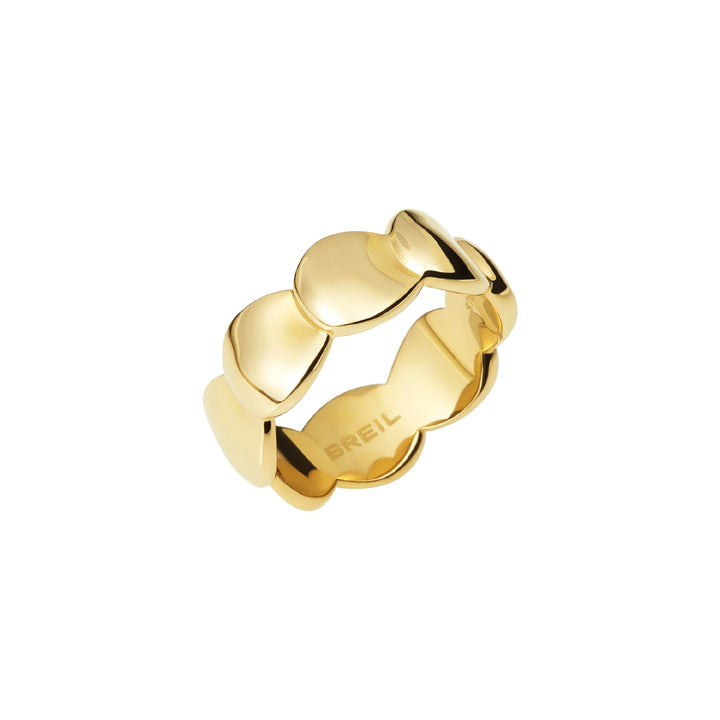 Breil Fedine Ring B Whisper Steel גימור ip זהב TJ3240