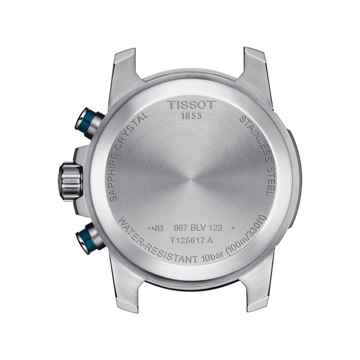 Tissot Supersport Chrono 45.5 מ"מ שעון פלדה קוורץ כחול T125.617.11.041.00