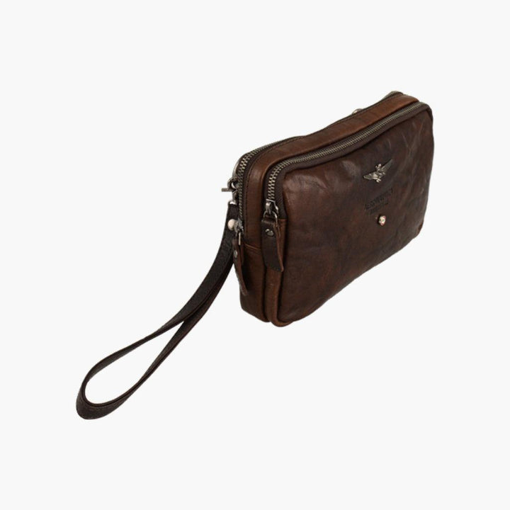 Aeronautica Militare Tracolla piccola in pelle Vintage AM309-NE - Capodagli 1937