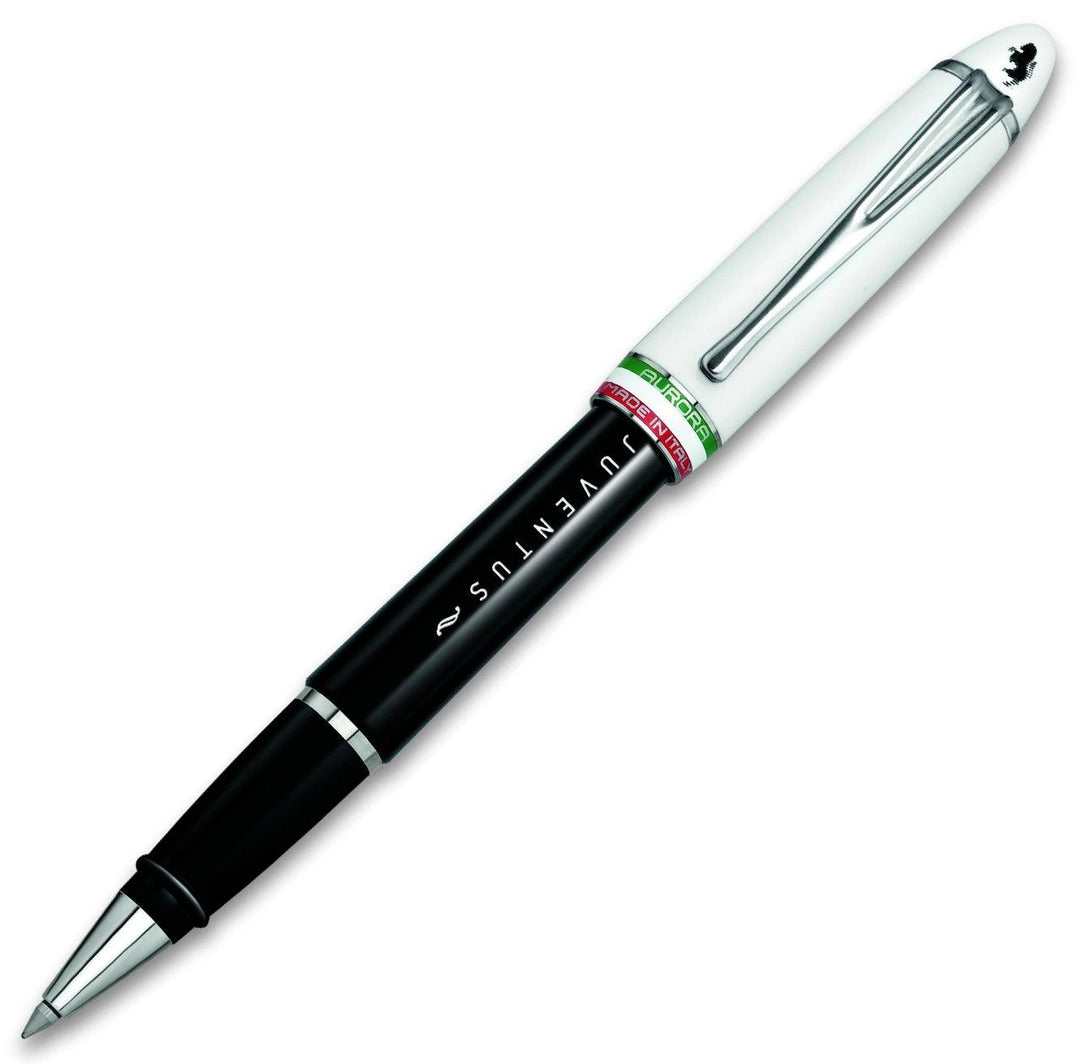 Aurora roller Ipsilon Juventus cappuccio in resina bianca e corpo in resina nera B75-JWN - Capodagli 1937