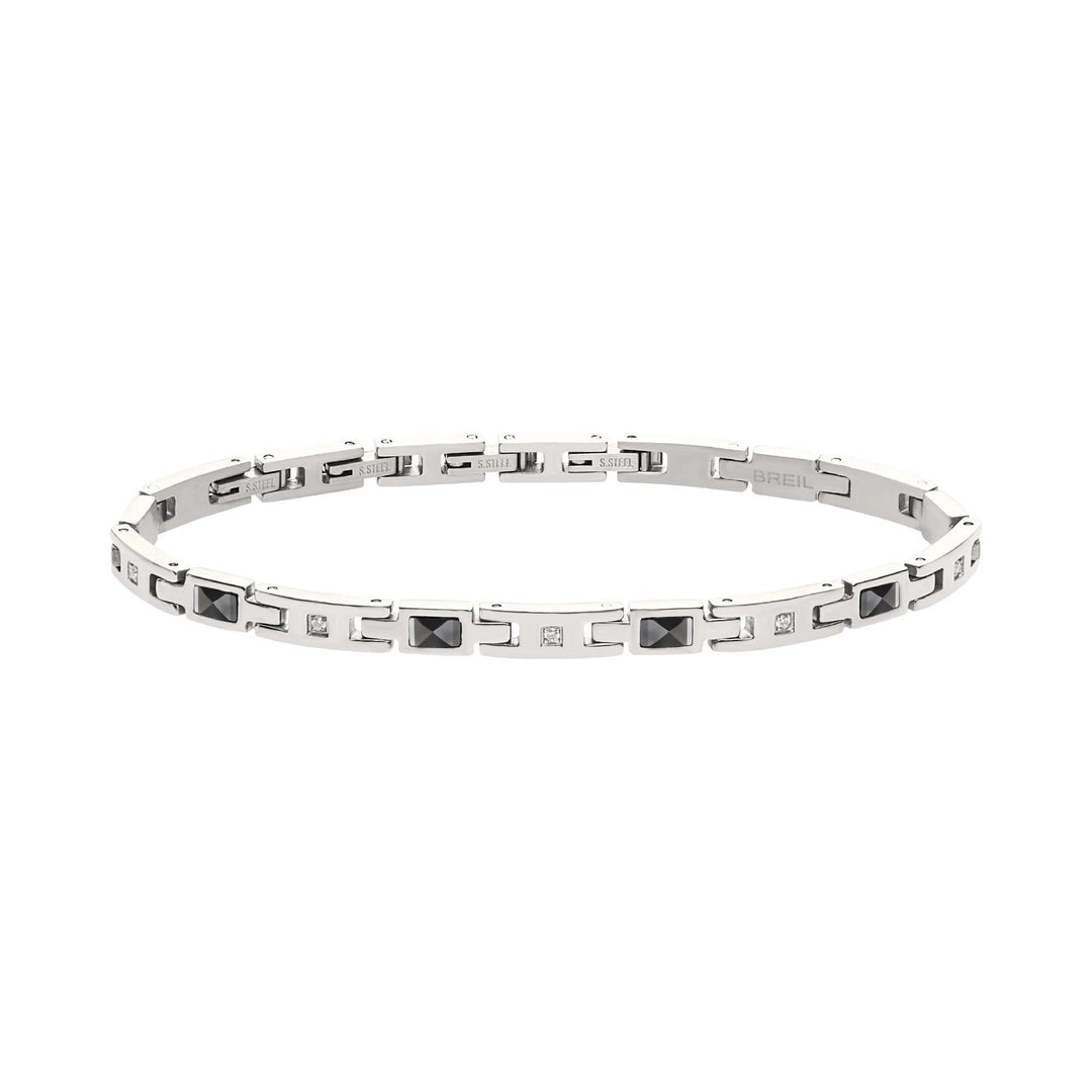 Breil bracciale Ceramic Brick acciaio ceramica cubic zirconia TJ3272 - Capodagli 1937