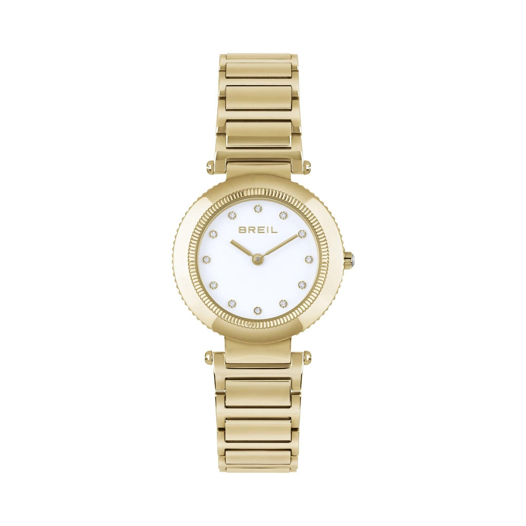 Breil orologio Pivot 32mm bianco quarzo acciaio finitura IP gold TW1962 - Capodagli 1937