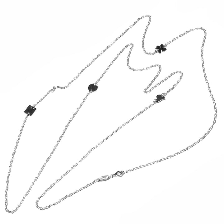 Capodagli collana I-Tag Elementi argento 925 CPD-COL-ARG-0001-B - Capodagli 1937