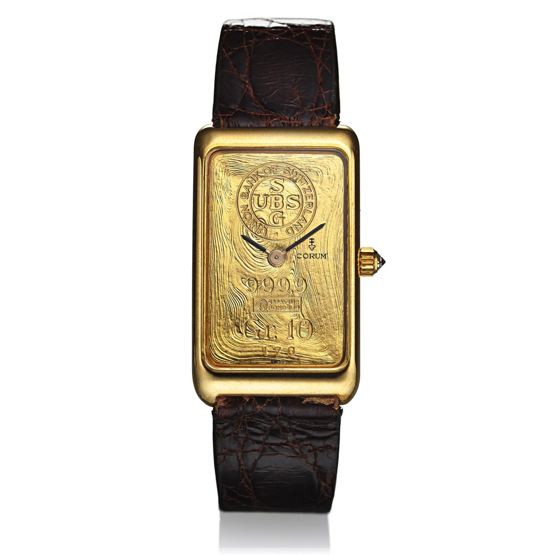 Corum orologio uomo Lingotto 10g 21x34mm oro 18kt quarzo 42400 - Gioielleria Capodagli