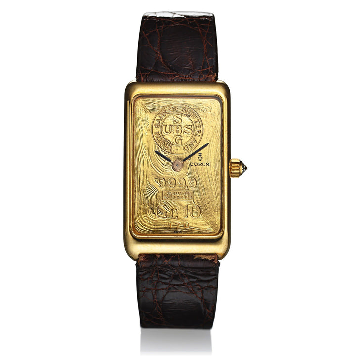 Corum orologio uomo Lingotto 10g 21x34mm oro 18kt quarzo 42400 - Gioielleria Capodagli