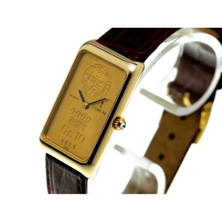 Corum orologio uomo Lingotto 10g 21x34mm oro 18kt quarzo 42400 - Gioielleria Capodagli
