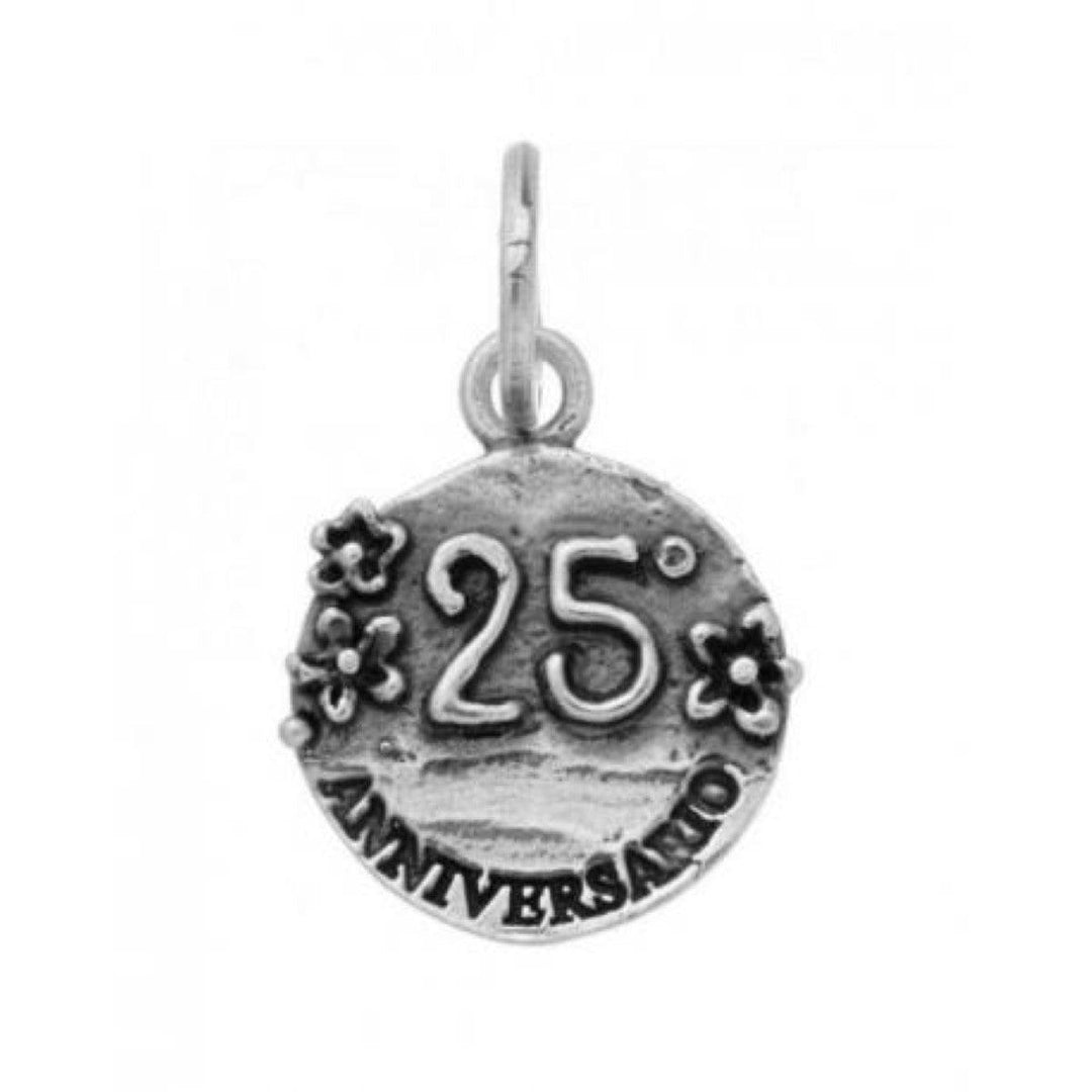 Giovanni Raspini charm ciondolo 25° Anniversario argento 925 10283 - Capodagli 1937