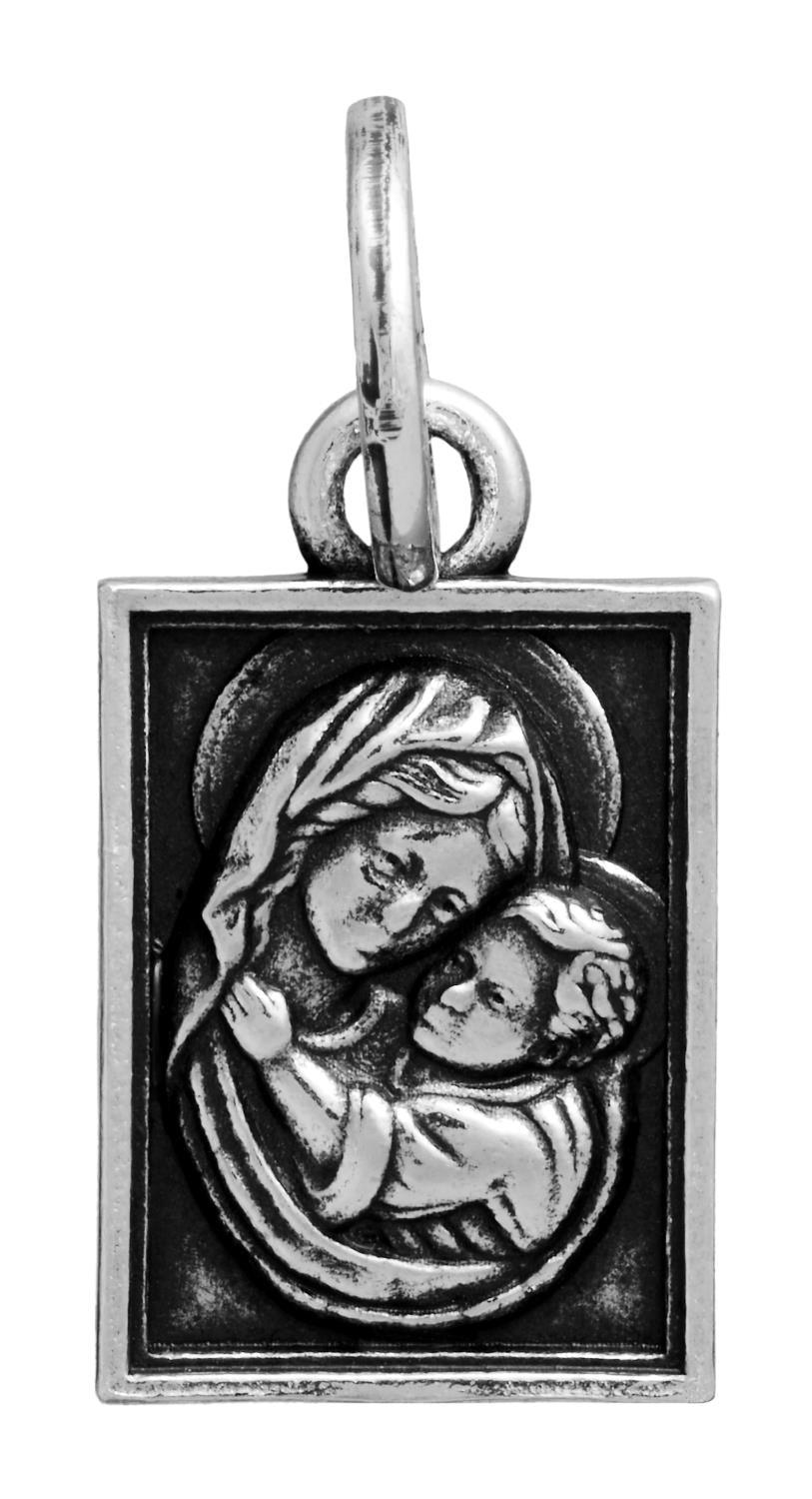 Giovanni Raspini charm ciondolo Madonna con Bambino Grande argento 925 11715 - Capodagli 1937