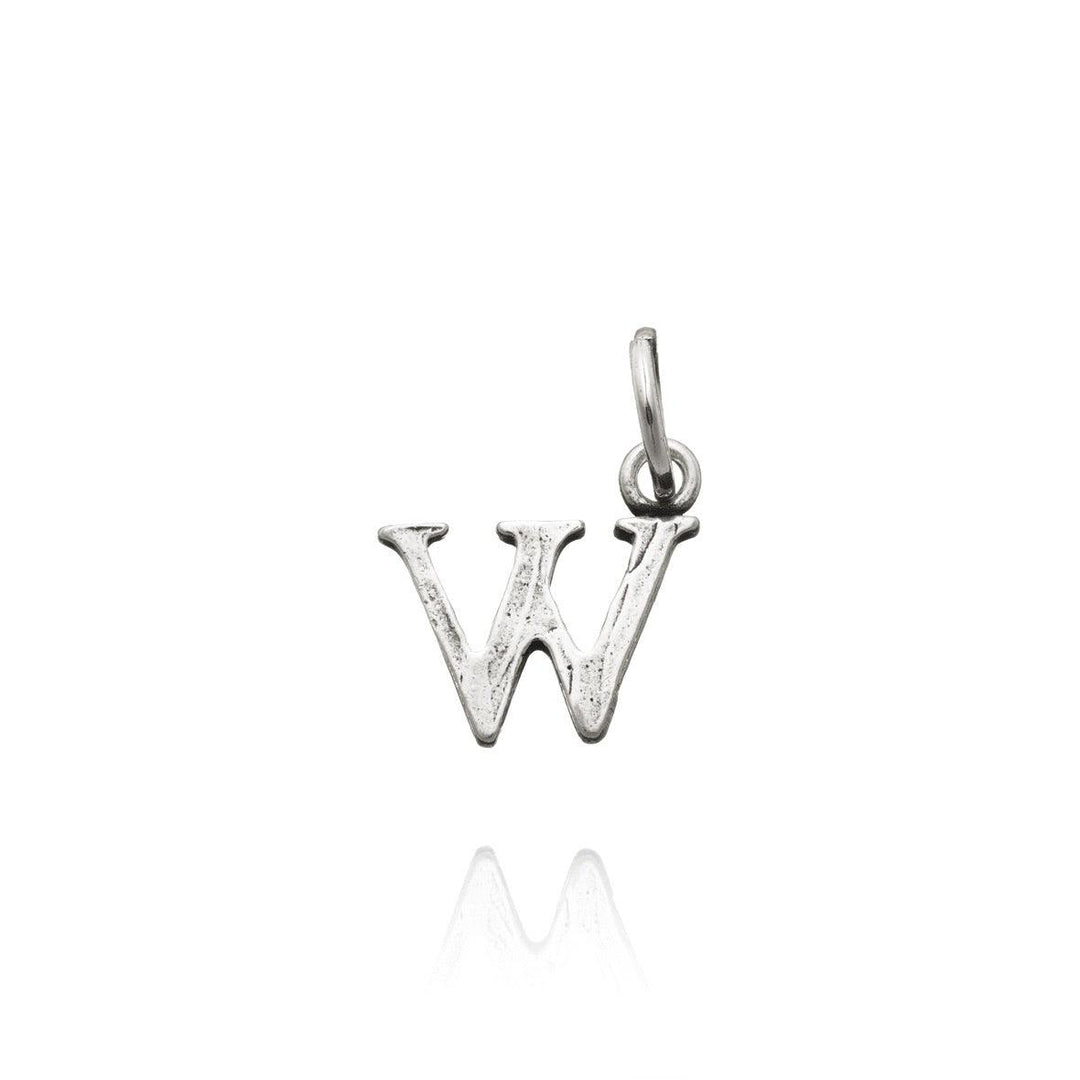 Giovanni Raspini charm Lettera Logo W argento 925 7823 - Gioielleria Capodagli