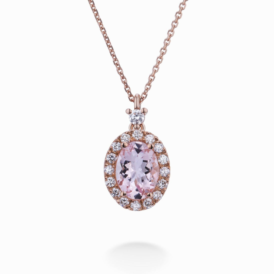 Golay Pendente Morganite e diamanti - Capodagli 1937