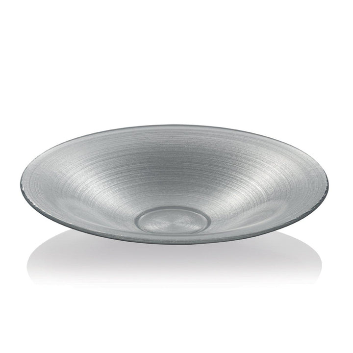 IVV piatto centrotavola Bombay 41cm h.7,5cm decoro platino 3384.66 - Capodagli 1937