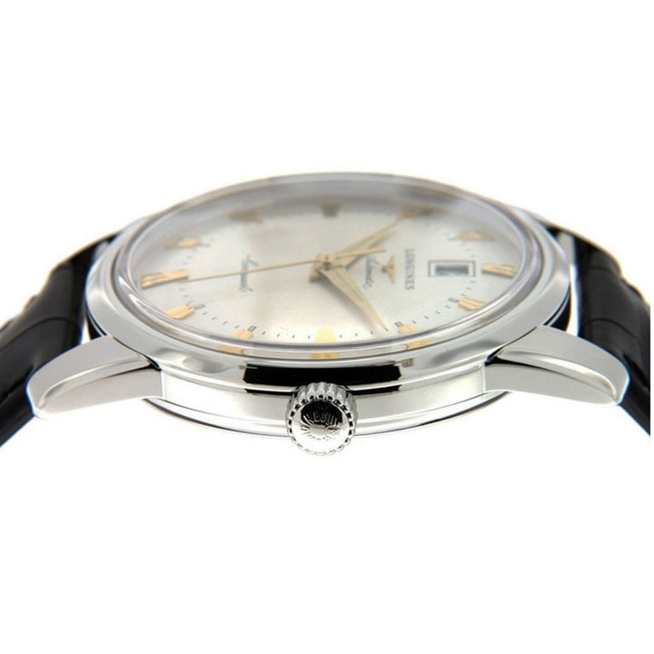 Longines orologio Conquest Heritage 40mm argento automatico acciaio L1.645.4.75.4 - Gioielleria Capodagli