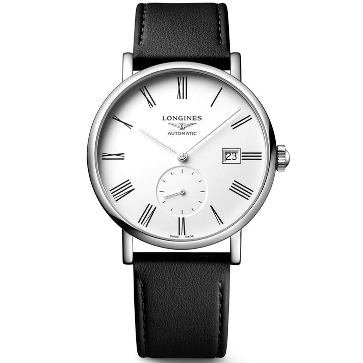 Longines orologio Elegant Collection 39mm bianco automatico acciaio L4.812.4.11.0 - Capodagli 1937