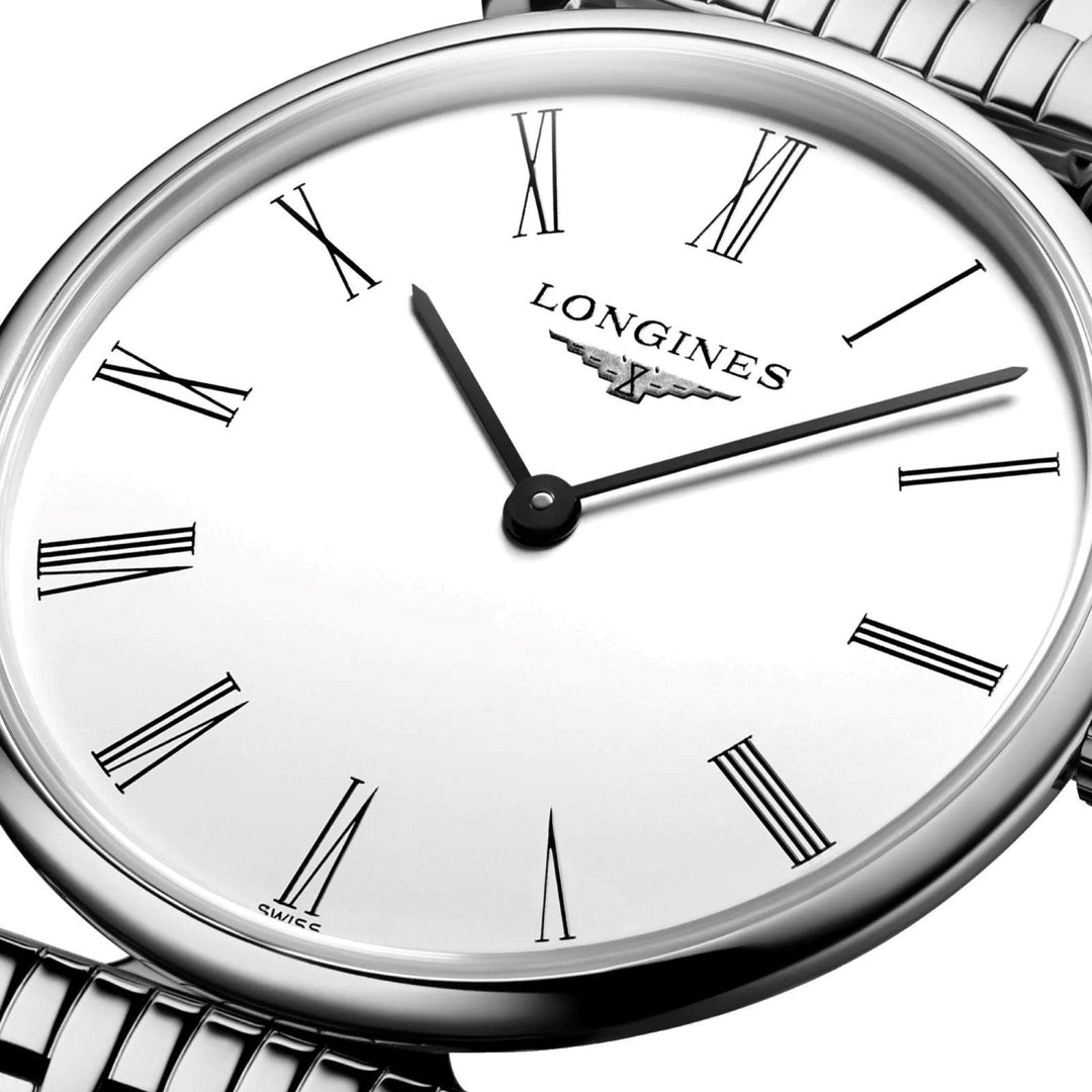 Longines orologio La grande Classique 29mm bianco quarzo acciaio L4.512.4.11.6 - Capodagli 1937