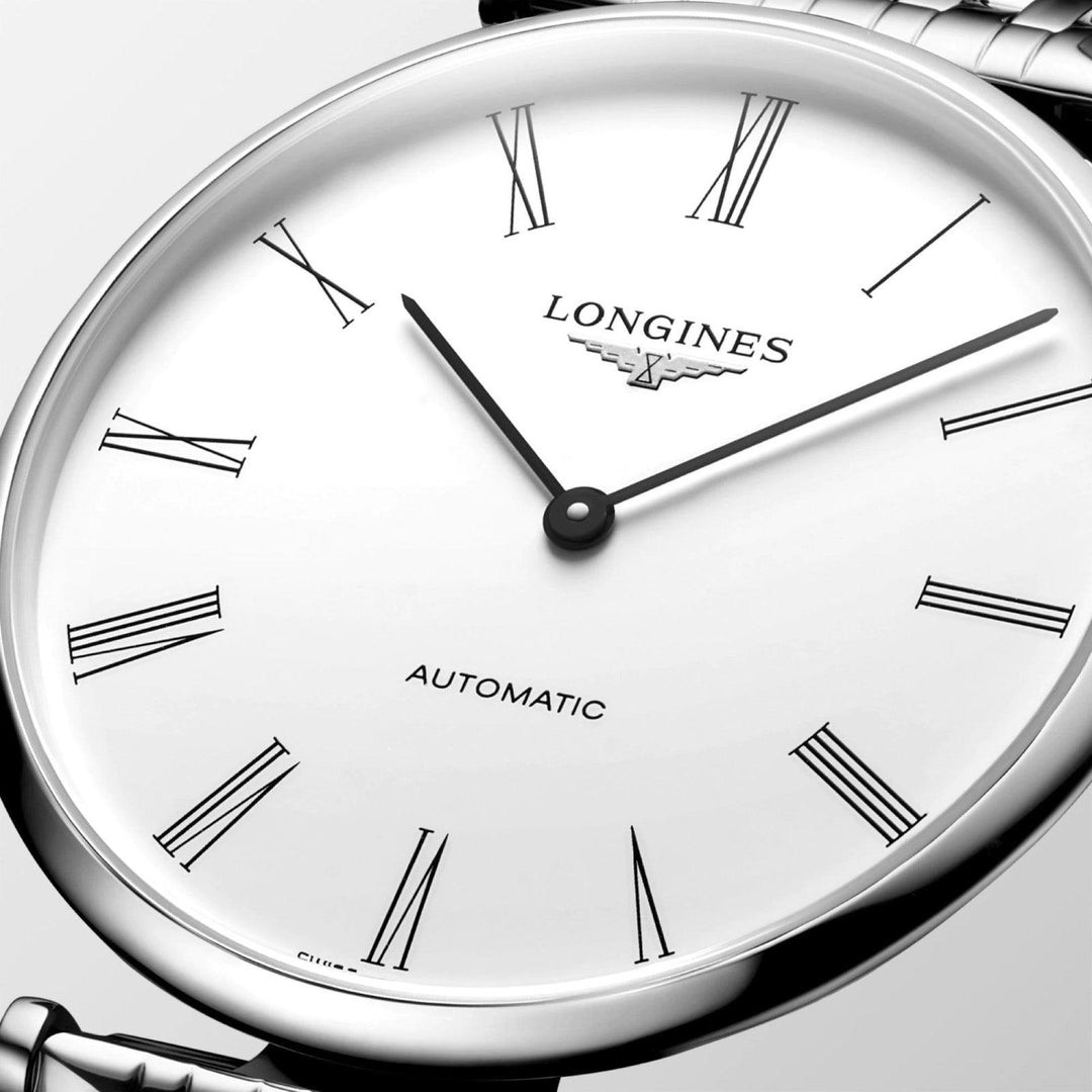 Longines orologio Le Grande Classique 38mm bianco automatico acciaio L4.918.4.11.6 - Capodagli 1937