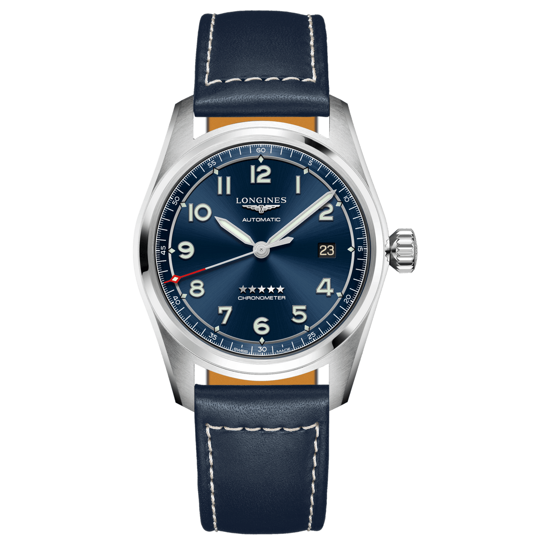 Longines orologio Spirit 40mm blu automatico acciaio L3.810.4.93.0 - Capodagli 1937