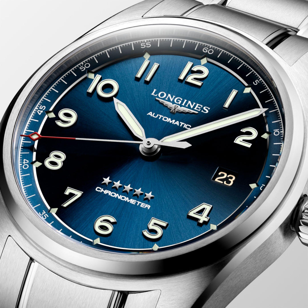 Longines orologio Spirit Prestige Edition 40mm blu automatico acciaio L3.810.4.93.9 - Capodagli 1937