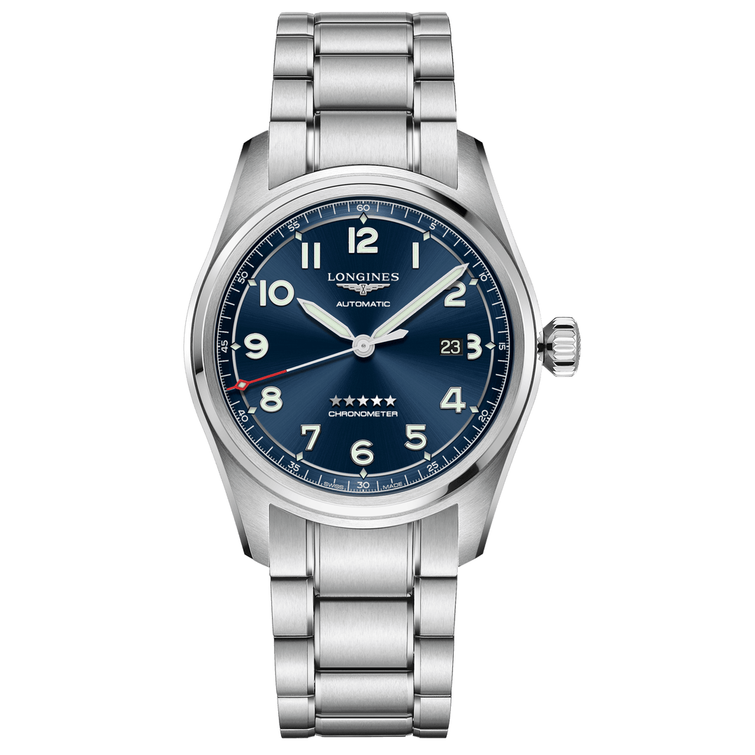 Longines orologio Spirit Prestige Edition 42mm argento automatico acciaio L3.811.4.93.9 - Capodagli 1937