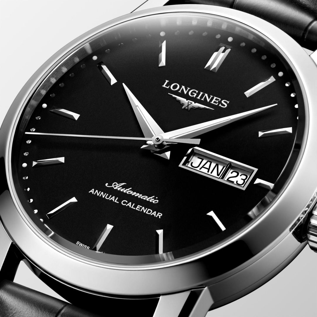 Longines orologio The Longines 1832 40mm nero automatico acciaio L4.827.4.52.0 - Gioielleria Capodagli