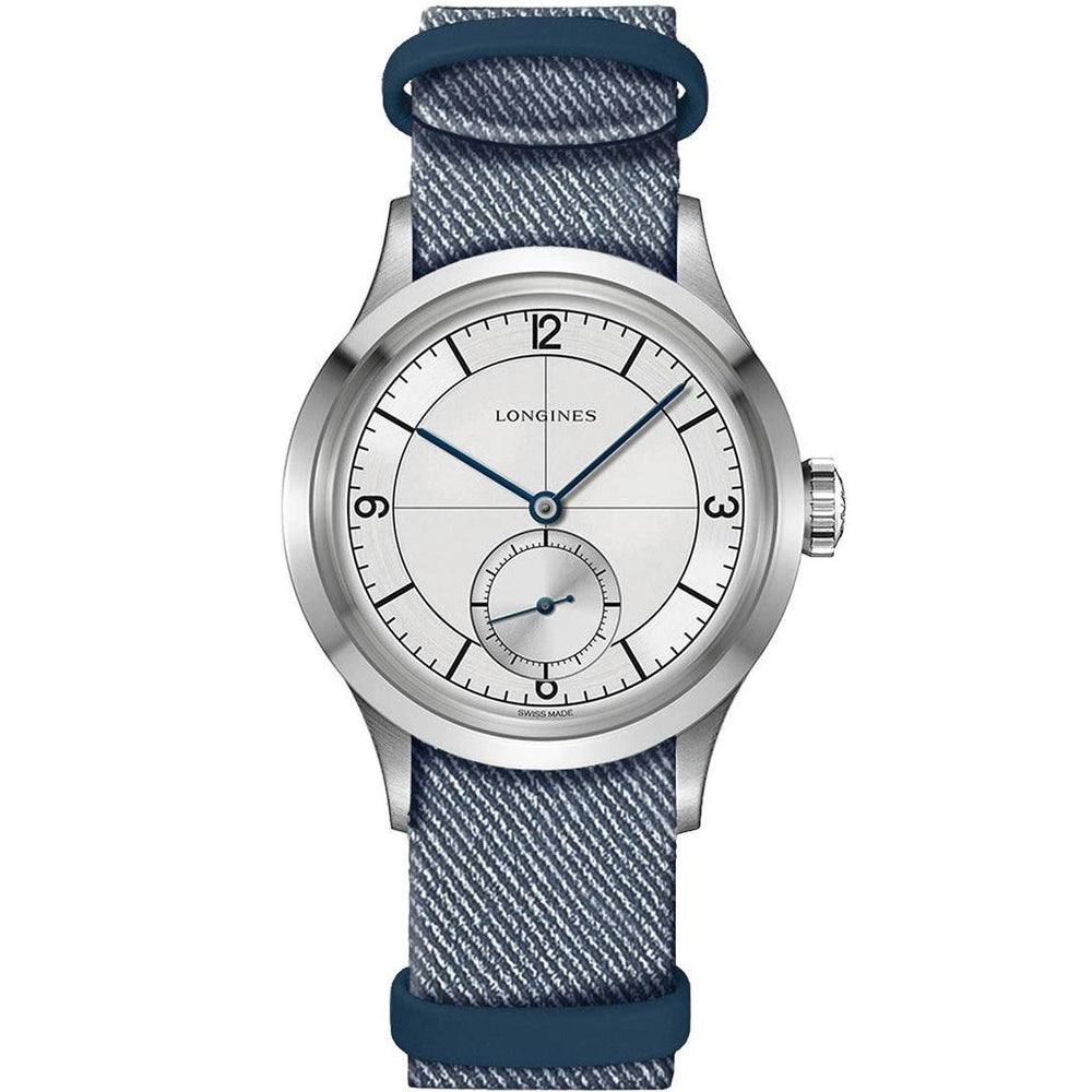 Longines orologio The Longines Heritage Classic 38.5mm argento acciaio automatico L2.828.4.73.0 - Gioielleria Capodagli