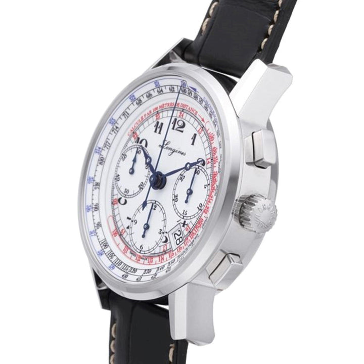 Longines orologio uomo Heritage Chronograph 41mm automatico acciaio L2.781.4.13.2 - Gioielleria Capodagli