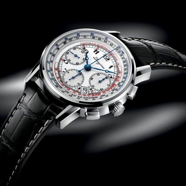 Longines orologio uomo Heritage Chronograph 41mm automatico acciaio L2.781.4.13.2 - Gioielleria Capodagli